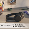 Miniatura prodotto Cuffie Bluetooth wireless Sony WH-CH520 - Durata della batteria fino a 50 ore con ricarica rapida, stile on-ear - Nero