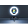 Miniatura prodotto Selfie Ring - Universale Treppiede con anello led luminoso per riprese video e selfie