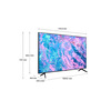 Miniatura prodotto Samsung TV UE50CU7170UXZT Crystal UHD 4K, Smart TV 50" Processore Crystal 4K, OTS Lite, Black 2023