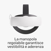 Miniatura prodotto Cinturino Elite per Meta Quest con batteria – Compatibile con Meta Quest 3/3S – Fino a 2 ore di gioco in più – Massimo comfort e distribuzione del peso – Vestibilità ergonomica e regolabile