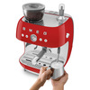Miniatura prodotto Smeg Macchina da Caffè Espresso Manuale con macinacaffè integrato 50's Style – Rosso LUCIDO – EGF03RDEU