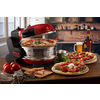 Miniatura prodotto 927 Pizzeria Ariete, Forno pizza doppio, 2300 W, 2 pietre refrattarie, 2 pizze in 4 minuti, 2 termostati, Diametro 32 cm, 5 livelli di cottura, 2 pale in acciaio inox, Rosso