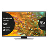 Miniatura prodotto Samsung TV QLED 4K 50” QE50Q80DATXZT Smart TV Wi-Fi Eclipse Silver 2024, Processore NQ4 AI GEN2, 4K AI Upscaling, Simple Chamfer Design, Dolby Atmos