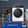 Miniatura prodotto WW11BB744DGES3 lavatrice a caricamento frontale Bespoke AI™ con Ecodosatore 11 kg Classe A 1400 giri/min, Porta nera + Panel nero