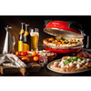 Miniatura prodotto 909 Forno Pizza - Pizza in 4 minuti - Piastra in pietra refrattaria con trattamento antiaderente - Temperatura max 400° - 1200 Watt - Timer 30’