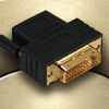 Miniatura prodotto Adattatore Monitor HDMI F/DVI-D M, Dual Link, connettori dorati, nero,3 stelle