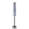 Miniatura prodotto 601 Frullatore a Immersione con tritatutto, 700 W, 2 velocità, Lama in acciaio inox, Gamba removibile, Bicchiere trasparente, Bianco & Celeste