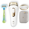 Miniatura prodotto Braun Silk expert Pro 5 PL5054, Epilatore A Luce Pulsata Donna, Per La Rimozione Permanente Dei Peli Visibili A Casa Tua, Bianco/Oro