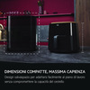 Miniatura prodotto Friggitrice ad aria AAF5B, 5L, Rivestimento antiaderente, 1500 W, 8 programmi preimpostati, Lavabile in lavastoviglie, Timer 0-60min, 80-200°c, Nero