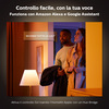 Miniatura prodotto Philips Hue White and Color Ambiance Flourish Lampada Smart da Tavolo Bianco in Vetro