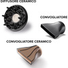 Miniatura prodotto Imetec Ceramic P5 3800, Asciugacapelli Professionale Per Capelli Morbidi e Luminosi, Tecnologia Ceramica, Potenza 2300 W, Ionizzatore, Diffusore e Convogliatore Ceramico