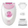 Miniatura prodotto Braun Epilatore Elettrico Donna Silk-épil 3, Epilatore Con Cavo Per Epilazione, Pelle Liscia Per Settimane, 3-031, Rosa