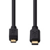 Miniatura prodotto Cavo USB B micro M/ USB type C M, 2.0, 0,75 metri, connettori dorati, nero