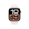 Miniatura prodotto Watch Serie 10 GPS 42mm Cassa in Alluminio color Oro Rosa con Light Blush Sport Band - S/M