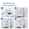 Miniatura prodotto BRITA Sistema filtrante per acqua ON TAP V incluso 1x filtro V - per acqua sostenibile dal gusto migliore direttamente dal rubinetto