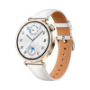 Miniatura prodotto WATCH GT5, Cassa 41mm in acciaio inossidabile e cinturino in pelle bianca. Compatibile con iOS e Android. Con FreeBuds 5i in omaggio
