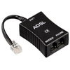 Miniatura prodotto Filtro ADSL RJ 11 jack 6p4c M/2 Jack 6p4c F, nero
