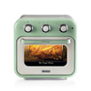 Miniatura prodotto 4632 Friggitrice ad aria e forno Vintage, 1400W, 2in1, Capacità 16L, Accessori inclusi, Timer 60 minuti, Doppio vetro, Verde
