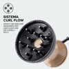 Miniatura prodotto Imetec Diffon Supreme, Diffusore ad Aria Calda per Capelli Ricci, Diffusore XL con 12 Dita, Tecnologia Ceramica&Argan Oil, 2 Velocità, 3 Temperature, Asciugatura Delicata