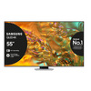 Miniatura prodotto Samsung TV QLED 4K 55” QE55Q80DATXZT Smart TV Wi-Fi Eclipse Silver 2024, Processore NQ4 AI GEN2, 4K AI Upscaling, Simple Chamfer Design, Dolby Atmos