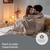 Miniatura prodotto CaldoPlaid Elegance, Plaid Riscaldabile, Morbida Coperta Elettrica, 180x140 cm, Tessuto Double Face, Risparmio Energetico, Tecnologia Adapto, Rapido Riscaldamento, 6 Temperature, Lavabile