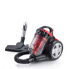 Miniatura prodotto 2753 J-Force - Aspirapolvere senza sacco - Tecnologia multiciclonica - Tubo telescopico - Filtro Hepa - Cavo 5 metri - 700 Watt - Rosso e Nero