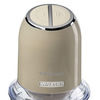 Miniatura prodotto 438, Tritatutto Vintage, Chopper e Tritaghiaccio, 2 velocità, 4 lame in Acciaio Inox, Tazza graduata 600 ml, 400 W, Beige