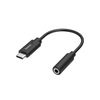 Miniatura prodotto Cavo adattatore USB Type C / presa jack 3.5 mm, 0,10 mt, nero