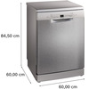 Miniatura prodotto SMS2HTI02E Serie 2 Lavastoviglie da libera installazione 60 cm Acciaio Classe D