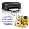Miniatura prodotto Epson Expression Home XP-2200 stampante multifunzione A4 getto d'inchiostro 3in1, scanner, fotocopiatrice, Wi-Fi Direct, cartucce separate, 3 mesi di inchiostro incluso con ReadyPrint
