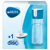 Miniatura prodotto BRITA Borraccia filtrante per acqua, Blu (0.6l) - incl. 1 filtro MicroDisc per la riduzione di cloro, erbicidi, pesticidi e impurità