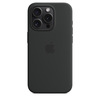 Miniatura prodotto Custodia MagSafe in silicone per iPhone 15 Pro - Nero