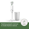 Miniatura prodotto Imetec frullatore a Immersione FrullaFacile, Gambo XL, Lame in Acciaio Inox, Funzionamento a Impulsi, Bicchiere Graduato da 700 ml BPA Free, 800 W