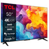 Miniatura prodotto TCL Serie P65 Smart TV Ultra HD 4K 50" 50P655, Dolby Audio, Controlli vocali, Google TV