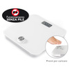 Miniatura prodotto Smart Body Scale Bilancia pesapersone elettronica con funzionamento senza batterie Quadrato Bianco