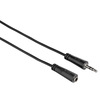 Miniatura prodotto Cavo prolunga Jack 3.5 mm M/Jack 3.5 mm F, 5 metri, nero, 1 stella