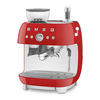 Miniatura prodotto Smeg Macchina da Caffè Espresso Manuale con macinacaffè integrato 50's Style – Rosso LUCIDO – EGF03RDEU