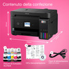 Miniatura prodotto Epson EcoTank ET-4800 stampante multifunzione inkjet 4-in-1 A4, serbatoi ricaricabili alta capacità, 4 flaconi inclusi pari a 7500pag B/N 4500pag colore, Wi-FI Direct, USB