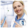 Miniatura prodotto Oral-B Spazzolino Elettrico Ricaricabile Pro 3 - 3700 Blu. 1 Spazzolino + 2 Testine