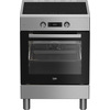 Miniatura prodotto Cucina a libera installazione inox, forno elettrico 6 funzioni, piano cottura induzione 4 zone, 60x60, Classe A