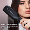 Miniatura prodotto Imetec XL ION, piastra lisciante per capelli, piastre larghe, ionizzatore, rivestimento ceramica e cheratina, 5 temperature da 150 a 230°C, riscaldamento rapido, cavo 1,8 m
