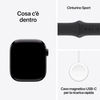 Miniatura prodotto Watch Serie 10 GPS 42mm Cassa in Alluminio color Jet Black con Nero Sport Band - S/M