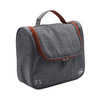 Miniatura prodotto Beauty case grigio rifinitura rosso