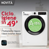 Miniatura prodotto H-WASH&DRY 500, Lavasciuga 10/7kg, Classe A-15%/E, 1400 giri, HWPS41074DAB7-11