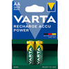 Miniatura prodotto Varta Recharge Accu Power AA 2600 mAh Blister da 2 (Batteria NiMH Accu Precaricata, Mignon, batteria ricaricabile, pronta all'uso)