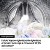 Miniatura prodotto WW11BB744DGES3 lavatrice a caricamento frontale Bespoke AI™ con Ecodosatore 11 kg Classe A 1400 giri/min, Porta nera + Panel nero