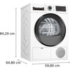 Miniatura prodotto WQG23100IT Serie 6 Asciugatrice a pompa di calore 8 kg Classe A++