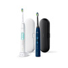 Miniatura prodotto Philips Sonicare ProtectiveClean 5100 4500 series Spazzolini Elettrico Sonici, con custodia da viaggio, confezione da 1 Spazzolino Bianco e 1 Spazzolino Blu HX6851/34