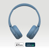 Miniatura prodotto Cuffie Bluetooth wireless Sony WH-CH520 - Durata della batteria fino a 50 ore con ricarica rapida, stile on-ear - Blu