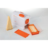 Miniatura prodotto 445 Gratì Professional - Grattugia elettrica con rullo extra-large in Acciaio Inox - Contenitore Estraibile - 120 Watt - Arancione